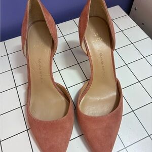 Banana Republic Women's Coral Suede Heels